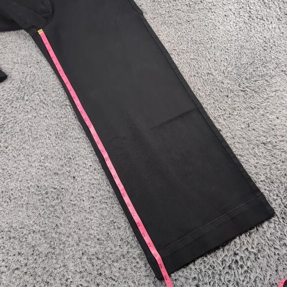 Everlane Pants Women 4 Black High Rise Wide Leg Cotton Blend Casual Work Chore - Picture 9 of 11